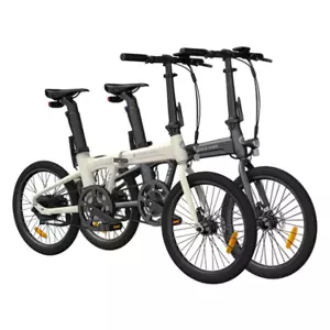 Kombo zľava 2ks - ADO A20 Air, skladací elektrický bicykel - Biela, Sivá