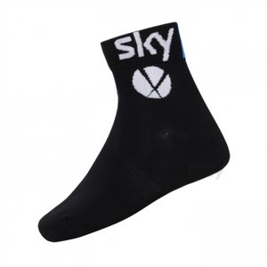 BONAVELO Cyklistické ponožky klasické - SKY - čierna