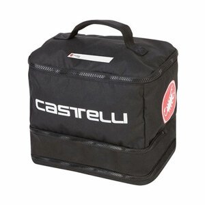 CASTELLI Cyklistická taška - RACE RAIN - čierna