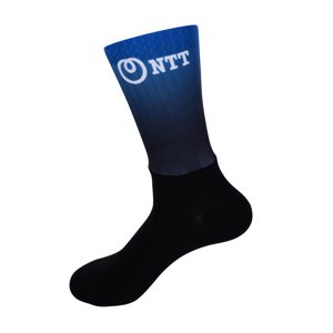 BONAVELO Cyklistické ponožky klasické - NTT 2020 - modrá