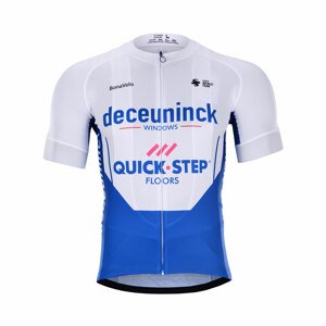 BONAVELO Cyklistický dres s krátkym rukávom - QUICKSTEP 2020 - modrá/biela