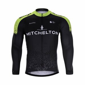 BONAVELO Cyklistický dres s dlhým rukávom zimný - SCOTT 2020 WINTER - zelená/čierna M