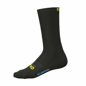 ALÉ Cyklistické ponožky klasické - TEAM KLIMATIK H22 - čierna L