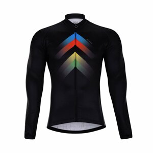 HOLOKOLO Cyklistický dres s dlhým rukávom zimný - HYPER WINTER  - viacfarebná/čierna L