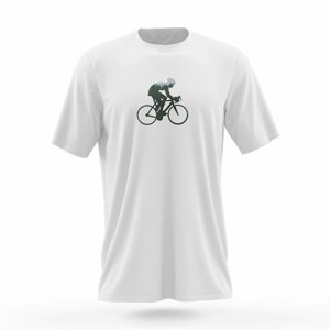 NU. BY HOLOKOLO Cyklistické tričko s krátkym rukávom - BEHIND BARS - zelená/biela XL