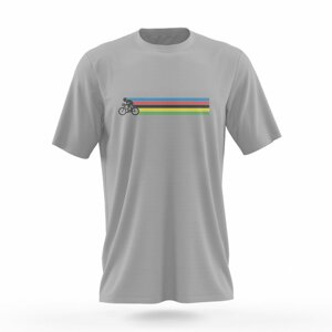 NU. BY HOLOKOLO Cyklistické tričko s krátkym rukávom - A GAME - viacfarebná/šedá/biela M