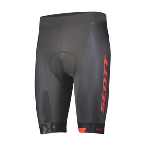 SCOTT Cyklistické nohavice krátke bez trakov - RC TEAM ++ - šedá/čierna