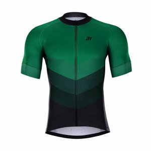 HOLOKOLO Cyklistický dres s krátkym rukávom - NEW NEUTRAL - zelená/čierna L