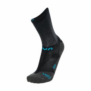 UYN Cyklistické ponožky klasické - AERO - čierna 45-47