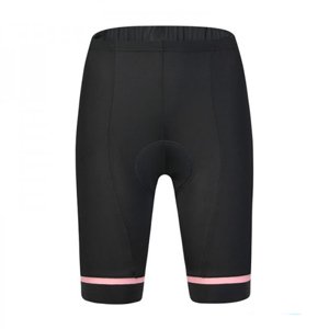 MONTON Cyklistické nohavice krátke bez trakov - COLOURWING LADY - ružová/čierna XL