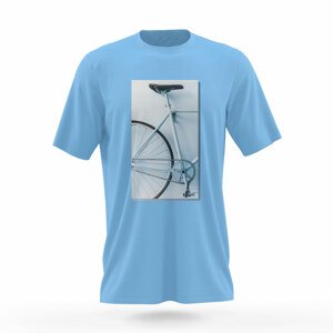 NU. BY HOLOKOLO Cyklistické tričko s krátkym rukávom - DON'T QUIT' - modrá L