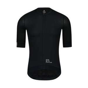 MONTON Cyklistický dres s krátkym rukávom - TRAVELER MAX - čierna