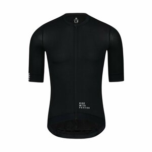 MONTON Cyklistický dres s krátkym rukávom - TRAVELER MAX - čierna 2XL