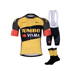 BONAVELO Cyklistický mega set - JUMBO-VISMA 2022 - čierna/žltá