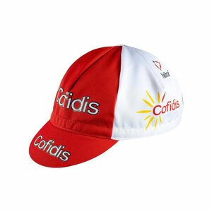 NALINI Cyklistická čiapka - COFIDIS 2021 - biela/červená/modrá UNI