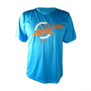 HAVEN Cyklistický dres s krátkym rukávom - NAVAHO MTB - oranžová/modrá