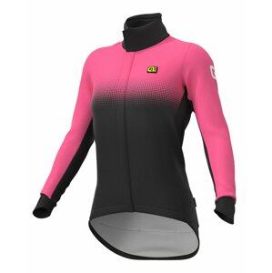 ALÉ Cyklistická zateplená bunda - PR-S GRADIENT LADY - čierna/ružová L