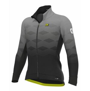 ALÉ Cyklistická zateplená bunda - PR-R MAGNITUDE - čierna/šedá XL