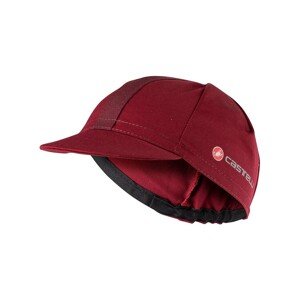 CASTELLI Cyklistická čiapka - ENDURANCE CAP - červená UNI