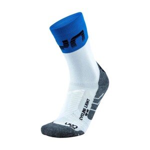 UYN Cyklistické ponožky klasické - LIGHT - modrá/šedá/biela/čierna 45-47