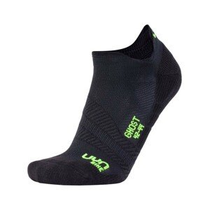 UYN Cyklistické ponožky členkové - GHOST - čierna/žltá 45-47