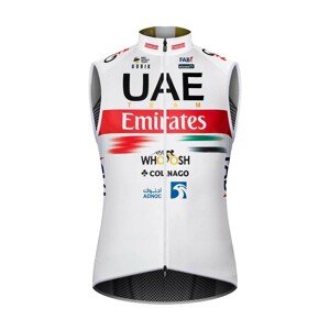GOBIK Cyklistická vesta - UAE 2022 PLUS 2.0 - biela/červená 2XL