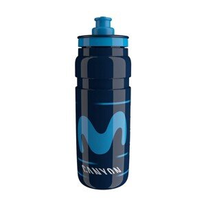 ELITE Cyklistická fľaša na vodu - FLY MOVISTAR 750ml - modrá