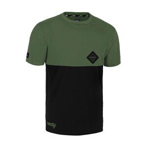 ROCDAY Cyklistický dres s krátkym rukávom - DOUBLE - čierna/zelená L