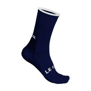 LE COL Cyklistické ponožky klasické - CYCLING - modrá S-M