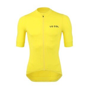LE COL Cyklistický dres s krátkym rukávom - PRO JERSEY II - žltá L