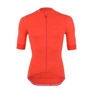 LE COL Cyklistický dres s krátkym rukávom - PRO ECO - oranžová L