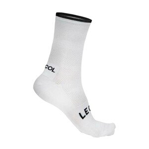 LE COL Cyklistické ponožky klasické - LIGHTWEIGHT - biela S-M