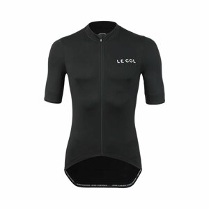 LE COL Cyklistický dres s krátkym rukávom - HORS CATEGORIE II - čierna XL