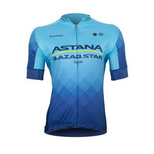 BONAVELO Cyklistický dres s krátkym rukávom - ASTANA 2022 - modrá 2XL