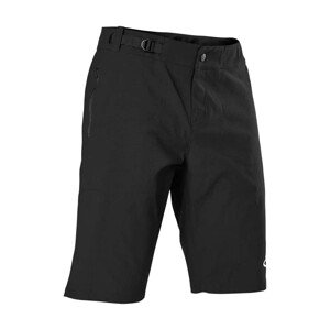 FOX Cyklistické nohavice krátke bez trakov - RANGER - čierna