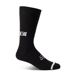 FOX Cyklistické ponožky klasické - DEFEND CREW - čierna S-M