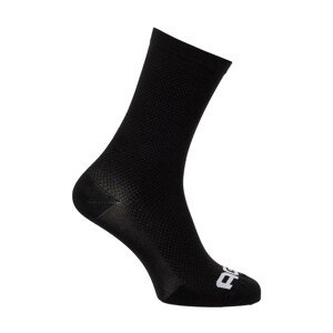 AGU Cyklistické ponožky klasické - SOLID - čierna