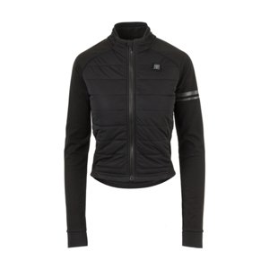 AGU Cyklistická zateplená bunda - DEEP WINTER HEATED W - čierna XL