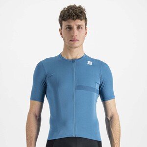 SPORTFUL Cyklistický dres s krátkym rukávom - MATCHY - modrá XL