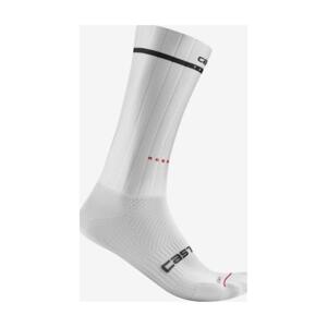 CASTELLI Cyklistické ponožky klasické - FAST FEET 2 - biela 2XL