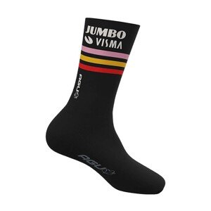 AGU Cyklistické ponožky klasické - JUMBO-VISMA TRIPLE VICTORY 2023 - čierna