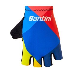 SANTINI LIDL TREK 2024 - modrá/žltá/červená L