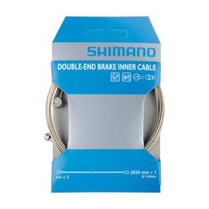 SHIMANO brzdové lanko - BRAKE CABLE ROAD 1,6x2050mm - strieborná
