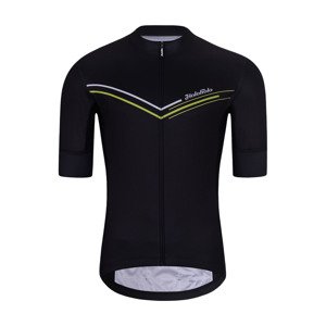 HOLOKOLO Cyklistický dres s krátkym rukávom - LEVEL UP - čierna L