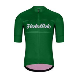 HOLOKOLO Cyklistický dres s krátkym rukávom - GEAR UP - zelená M