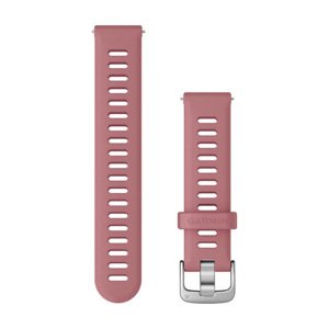 GARMIN remienok - QUICK RELEASE 18 MM - ružová/strieborná
