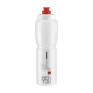 ELITE Cyklistická fľaša na vodu - JET 950 - transparentná