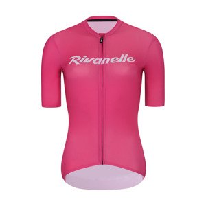 RIVANELLE BY HOLOKOLO Cyklistický dres s krátkym rukávom - GEAR LADY - ružová L