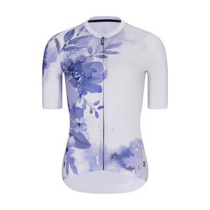 RIVANELLE BY HOLOKOLO Cyklistický dres s krátkym rukávom - FLOWERY LADY - modrá/fialová