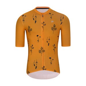 HOLOKOLO Cyklistický dres s krátkym rukávom - METTLE - oranžová XL